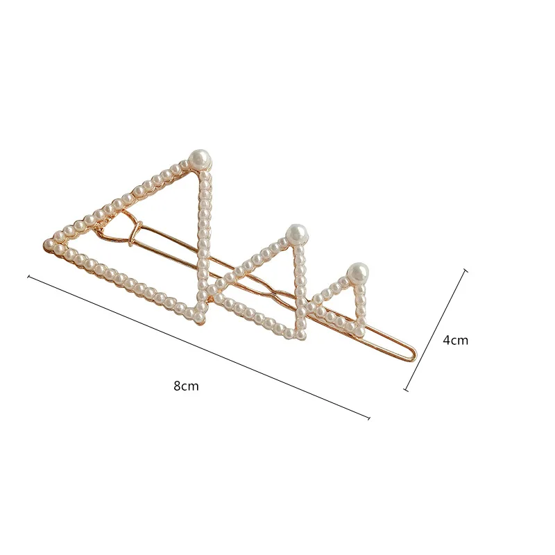 Заколка для волос в классическом стиле Фея Жемчуг любовь звезда Геометрия заколка для волос лягушка боковой зажим женские аксессуары для волос