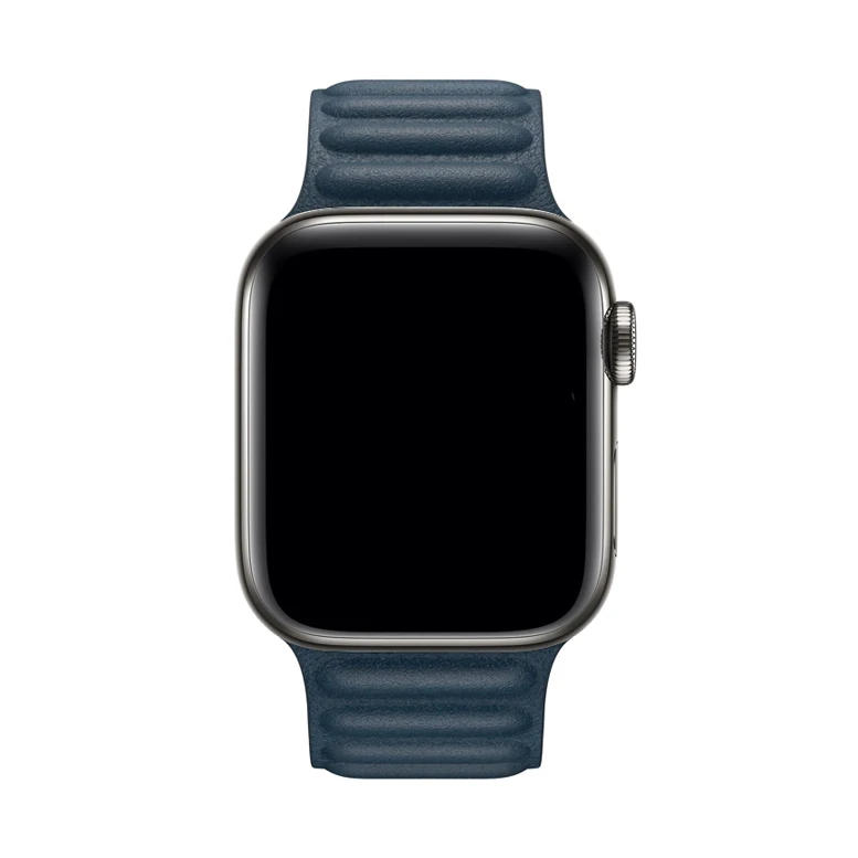 Ремешок кожаный для Apple iWatch 42 мм 44 магнитный соло-браслет оригинальный браслет 7 41