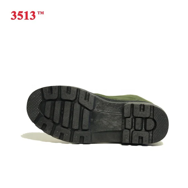 China army green color canvas training shoes men wholesale