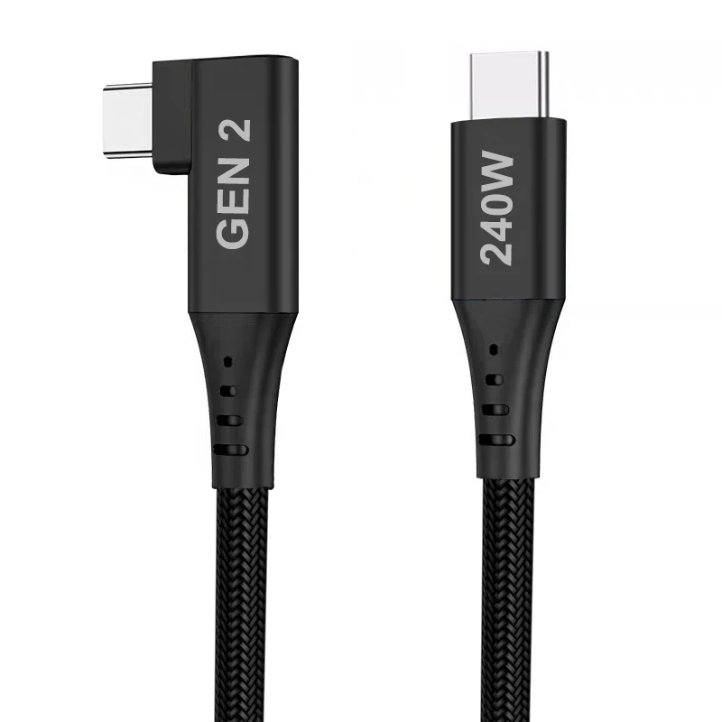 USB 3,2 кабель-20 Гбит/с PD 3,1 240W 48V 5A быстрой зарядки GEN 2 совместим с рыбий глаз и USB-C