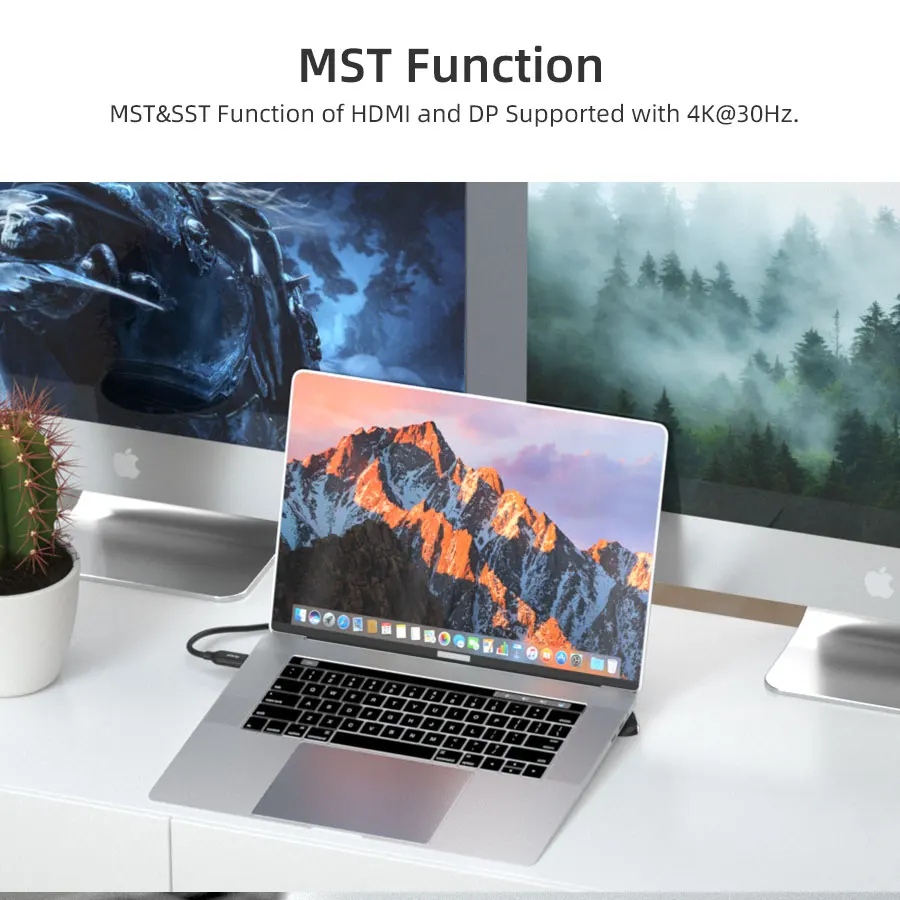 Высокоскоростная док-станция Usb 3 1 Gen2 Thunderbolt многопортовый Usb-концентратор c для Macbook