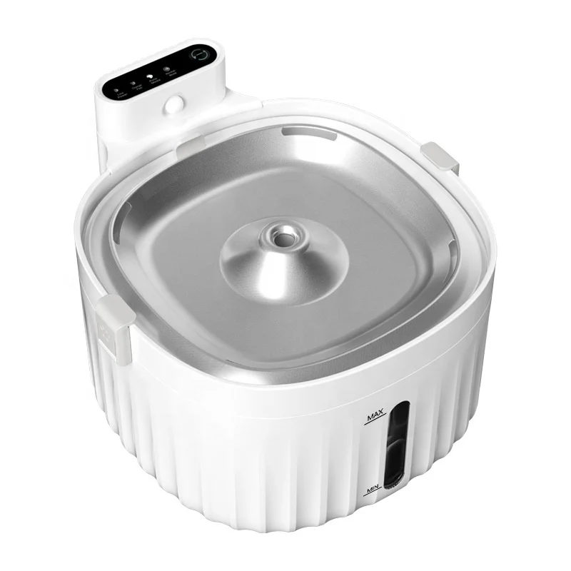 Usb Plugged In Or Battery Powered Smart Sensing Automatic Running Water Portable Dog Water Bowl Pet Drinking Fountain