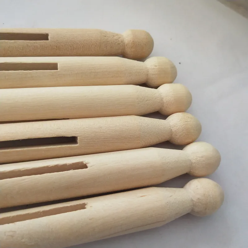 10 PCS DIY Home Decoration Snack Bags with Wooden Peg Doll Pins