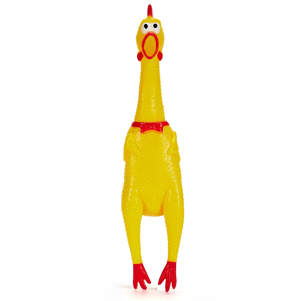 Hot sells Squeaky vinyl dog toy chicken quality dog vinyl toys custom