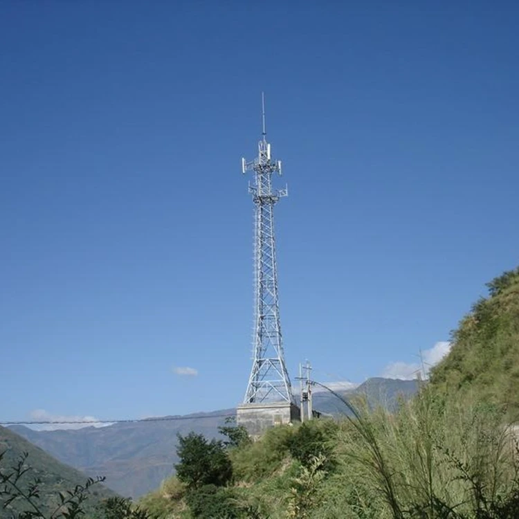types of self supporting 4 Legged 4g cellular wireless lte antenna base station Angle Steel Cell Phone wifi Communication Tower