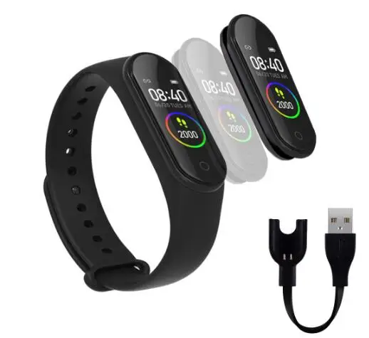 
 Смарт-браслет M4 pro band 4, фитнес-трекер с измерением пульса и давления, PK M3 band M4 M5  