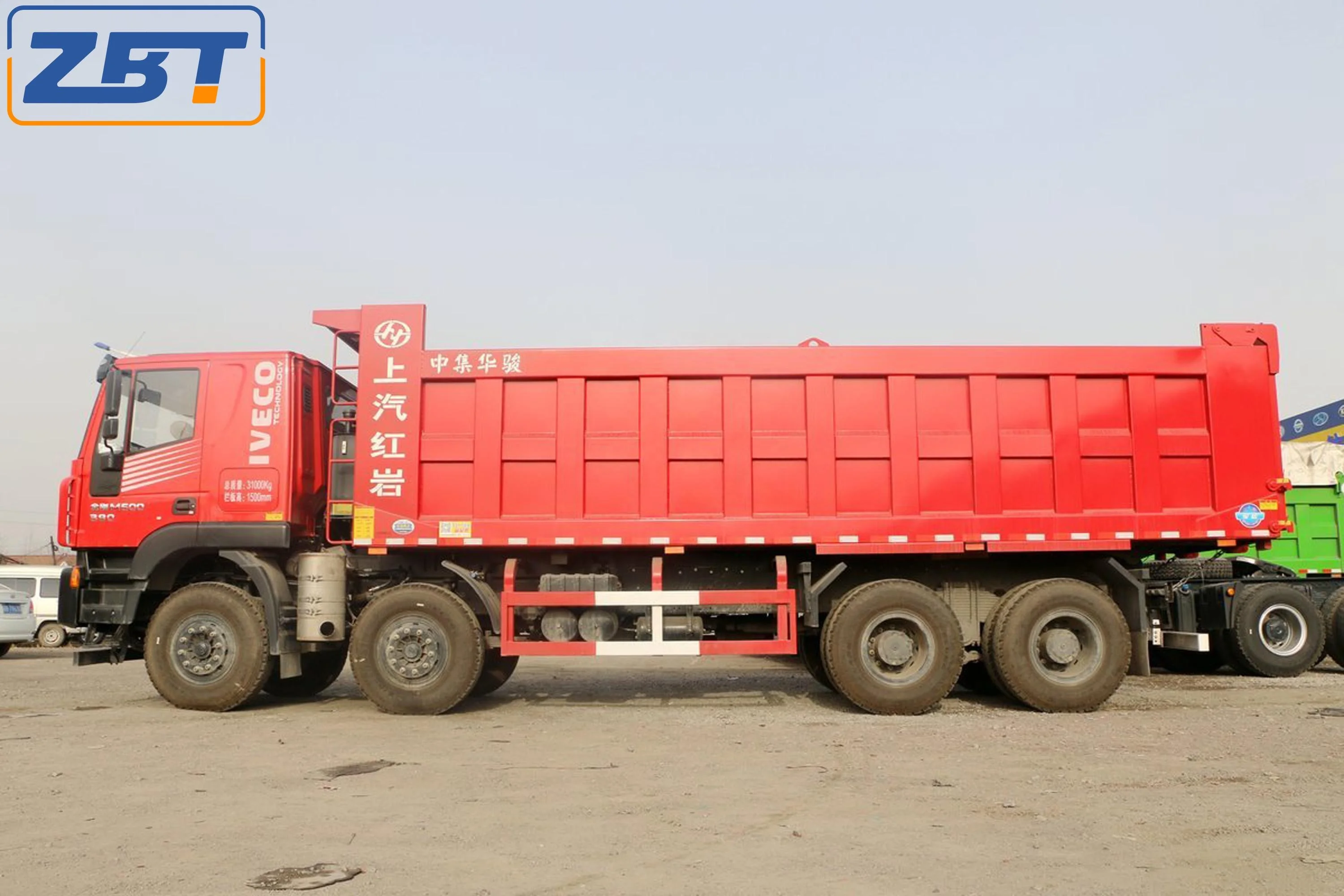  Saic hongyan kingkan Подержанный сайт dumpper грузовики 8X4 12 шины muck самосвал Iveco грузовик для шоссе