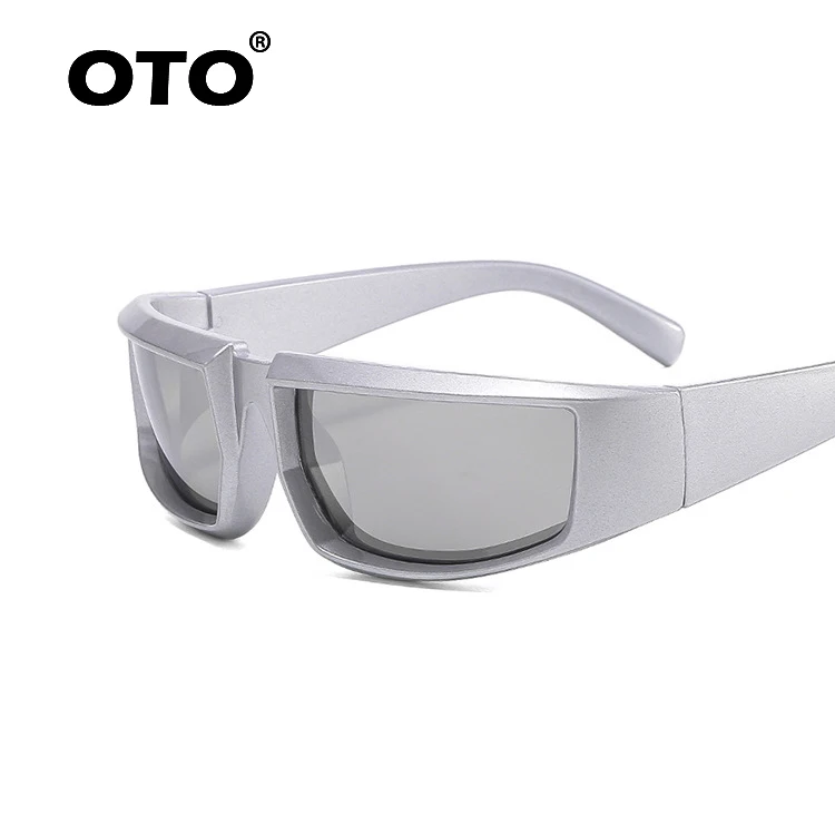 OTO 2022 new sport y2k sunglasses women hip hop sun glasses men mirror lens shades wholesale