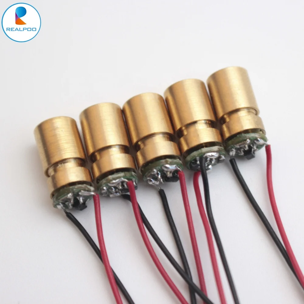 Mini size 6x12mm red 650nm dot 5mw laser module