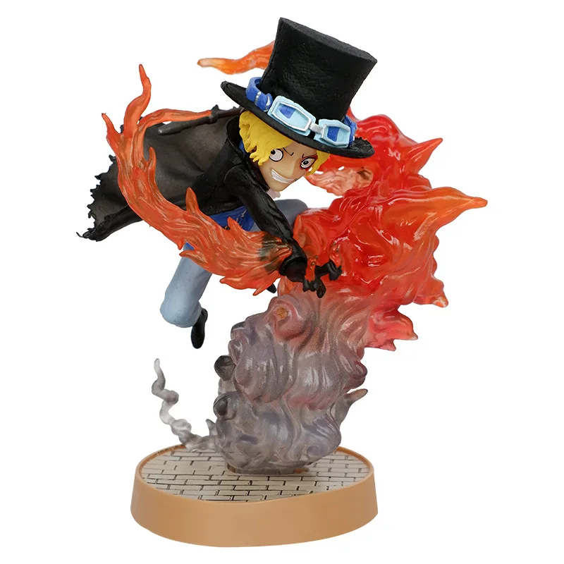 2024 New Factory High Quality Wholesale One Pieces Figure Luffy Sabo Marco 10-13cm Desktop Ornaments Action figure Anime Toy