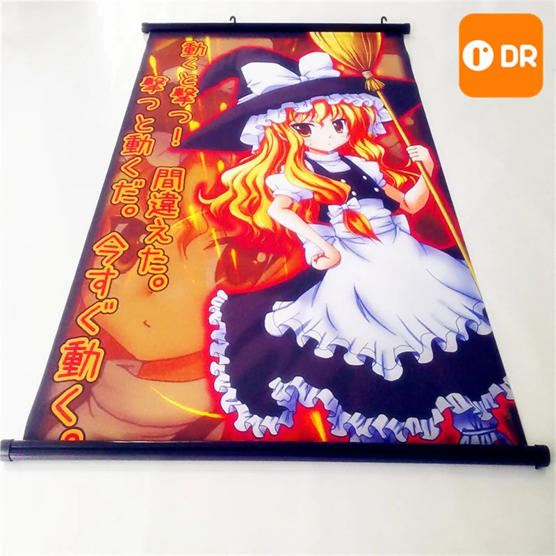Japanese Anime Fabric Wall Scroll Poster cartoon canvas Scroll Painting