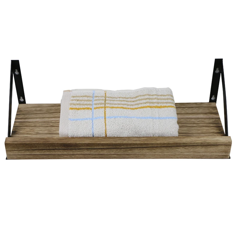 Rustic Wood Shelves Mount Decoration Furniture Floating Wall Shelf