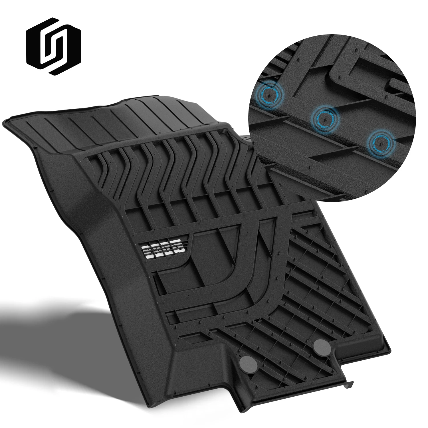 Low Price Vehicle Universal Three Pieces Anti-Slip 3d TPE Car Floor Mat For Nissan Qashqai