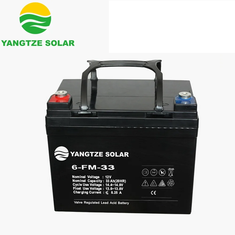 Yangtze 12v 26ah 30ah 38ah power bank storage gel battery