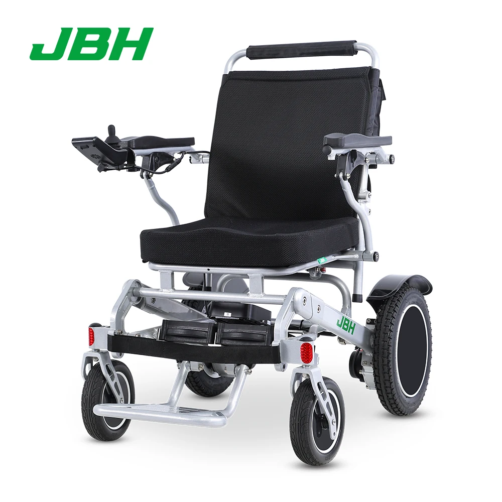 Air spring backrest angle adjustable dual 6AH lithium 12 inch 250W dual motor electric wheelchair