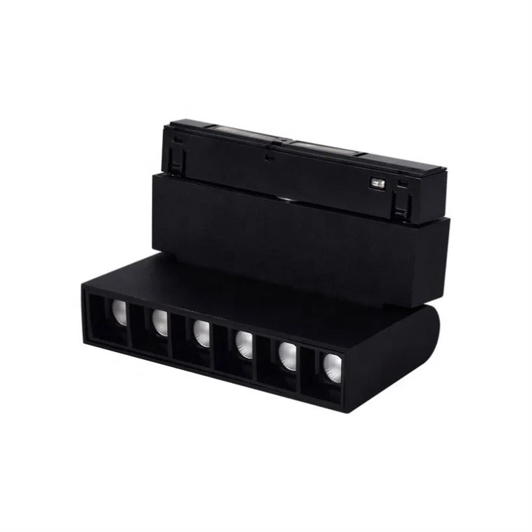 Modern Aluminum Surface Black White Dimmable Linear Track Light Home Led Grille Lights