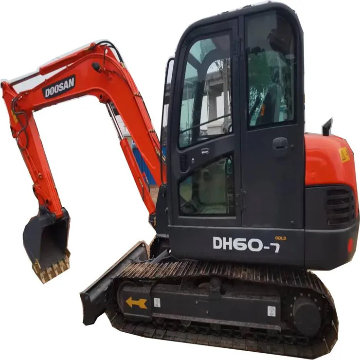Used mini crawler excavator Korea Doosan dh60 dh55 dx225 excavator good working performance cheap sale