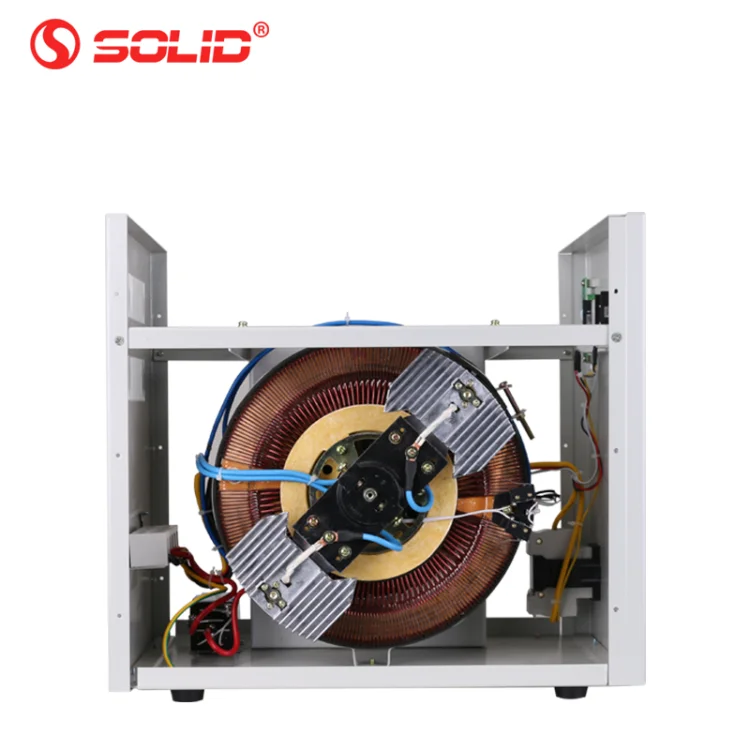 Servo Motor Type 7.5KVA 6000 Watt Automatic Voltage Stabilizer 220V Single Phase Voltage Regulator 6000W Stabilizer