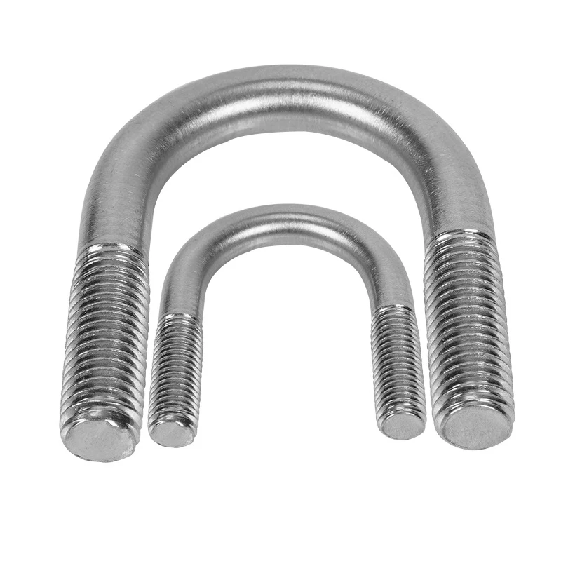 1.4529 Alloy Fasteners M08926 U-Bolts & U-Screws Polished M8 M6 M10 M12 M16 M20 Pipe Clamps GB Standard Hex Bolt