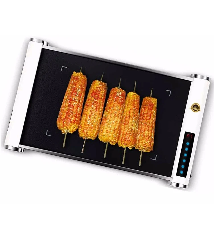 
smokeless hot pot and Indoor electric barbecue grills korea nonstick electric grills with hot pot bbq grill 