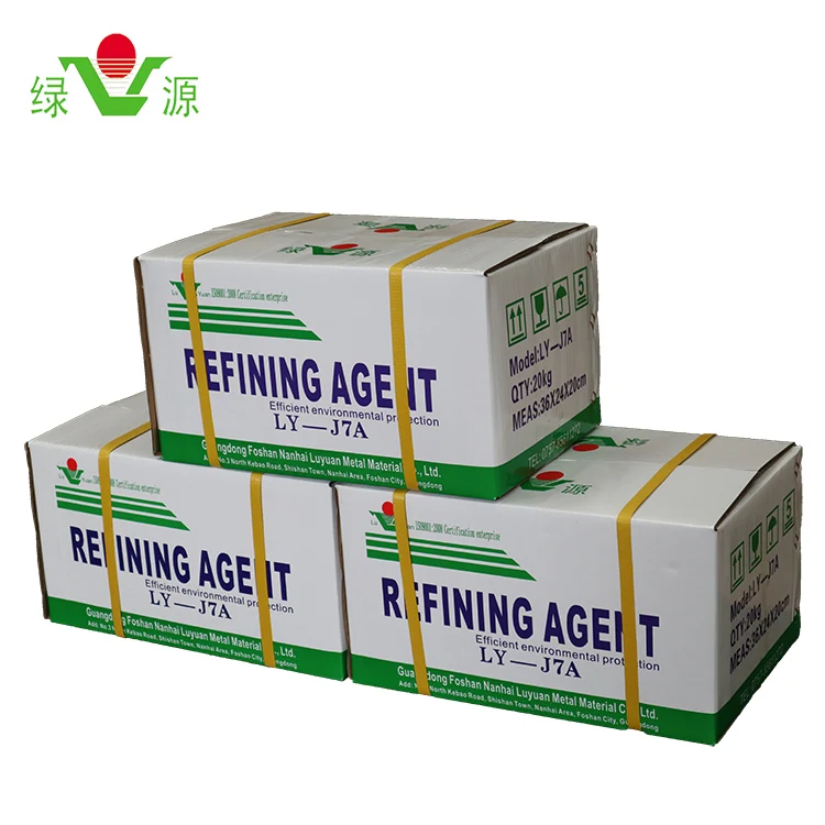 High quality aluminum refining deslagging flux for aluminium Made in Foshan China LY-J7B