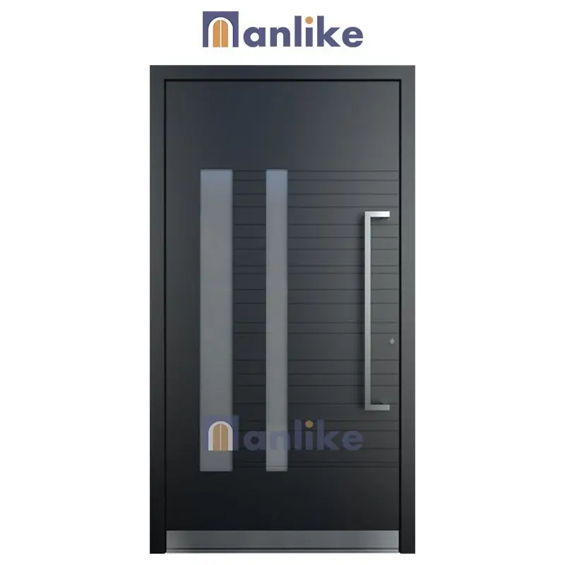 Anlike Main Anti Theft Exterior Gold Bulletproof  Single Custom Front Safety Modern Security Lock Door For Home