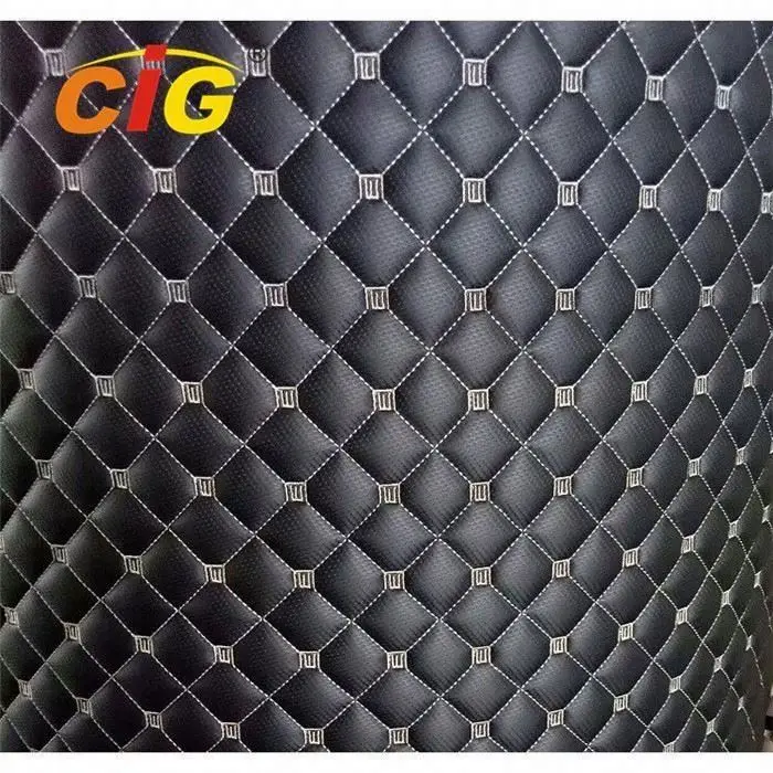Quality Guarantee Comfortable artificial synthetic pvc leather for car seat car mat