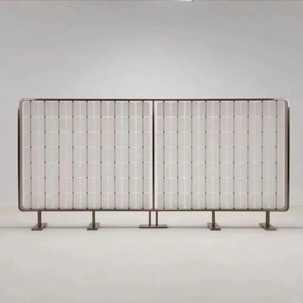 Glass wall partitions modern office living room decor panel partition screens movable arabic acrylic automatic room divider