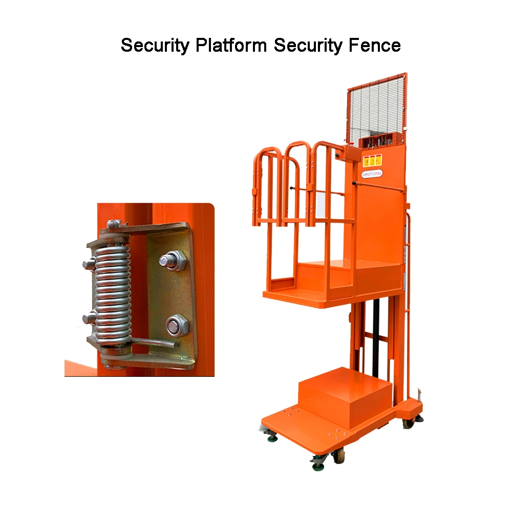 Stock Order Picker Electric Semi Electric Aerial Order Picker