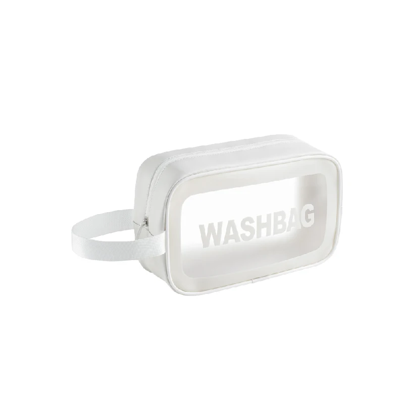 Wholesale Waterproof Portable Make up Accessories TPU Toiletry Makeup Cosmetic Bag