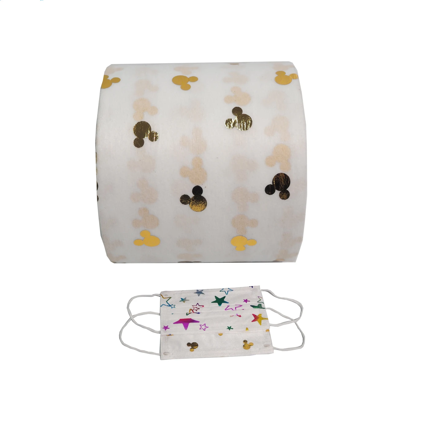 Best Price SS S Mask Materials Printed multi color PP Non-woven Spunbond Nonwoven Fabric Degradable