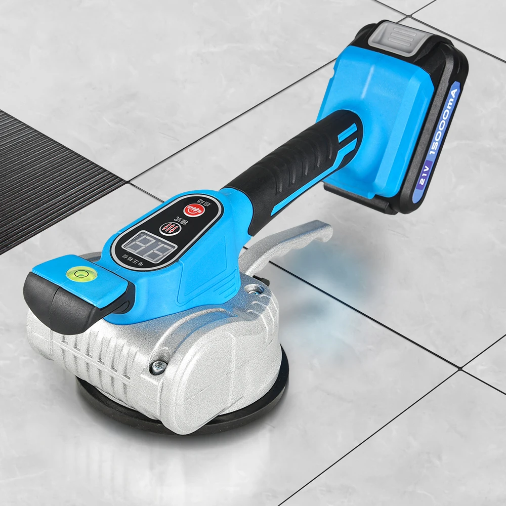 Portable Leveling Tile Tiling Tools Ceramic Vibrator Suction Vibrator Floor Plaster Laying Machine