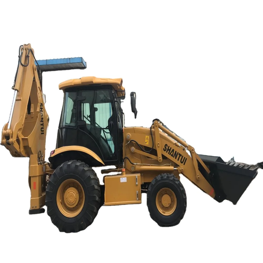 Price CE China SHANTUI 7.6T SBH388 75KW Mini Front End Backhoe Loaders for Sale