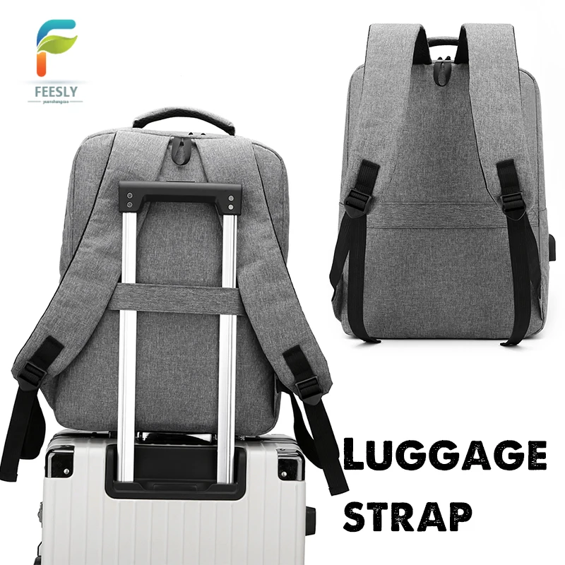 backpack smart 15.6 inch light usb Backpack Bags for men wholesale charging polyester school flight carry-on travelling backpack