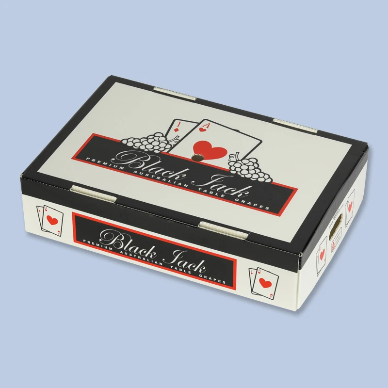 PE Box Low Price Customized Anti-static PE Plastic Storage Box  Wax coated cardboard box for fruit and vegetable packaging