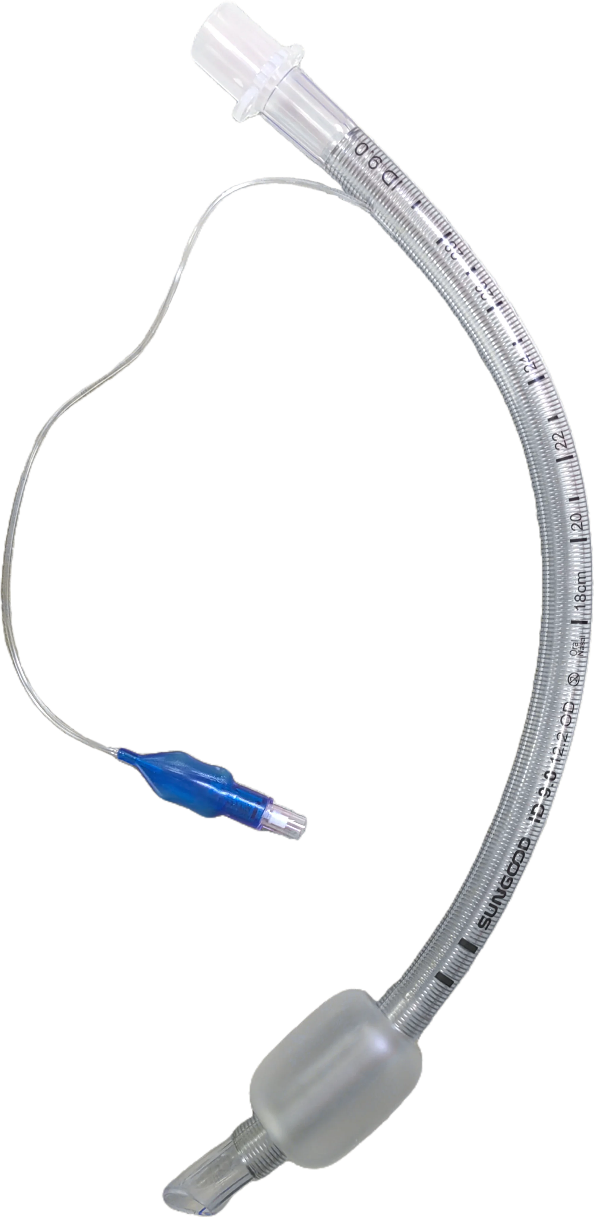 SUNGOOD Medical Supplies Surgery Needed Non-toxic Transparent Smooth Surgical Endotracheal Tube