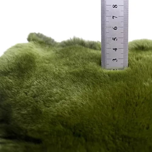 China tannery premium quality green Rabbit Skin 100% Genuine Rabbit Fur Rabbit Pelt