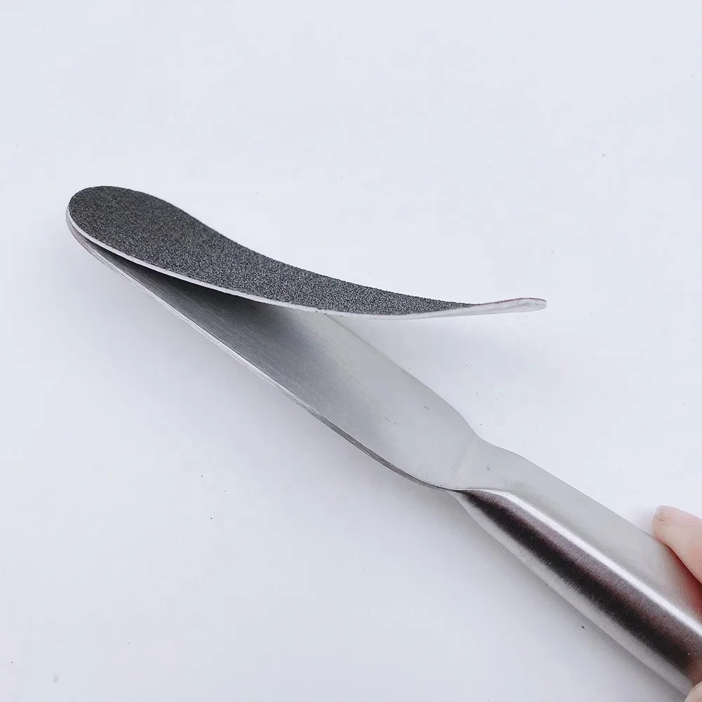 Refilling replacement pad black remove self adhesive sandpaper  for metal stainless steel foot file removable base