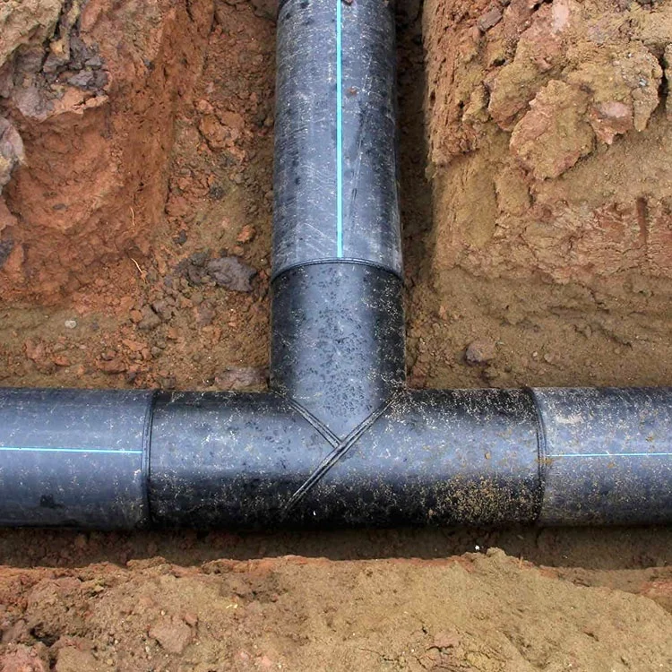 qatar Black Blue Color PN16 PE100 large diameter Plastic Water Supply Pipes HDPE Potable Pipeline Seamless PE Pipe price list