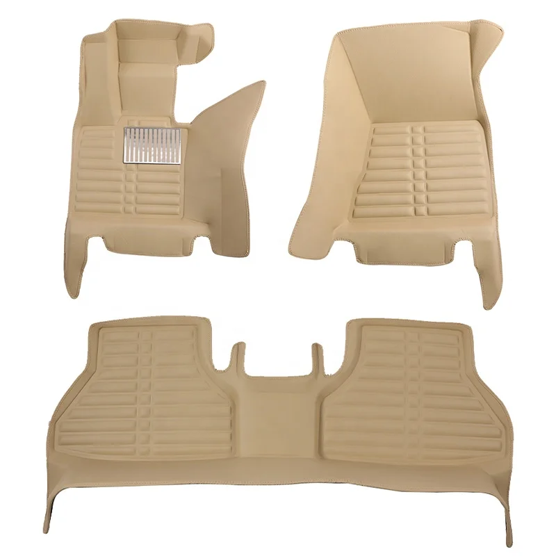 Luxury Car mats 5D Durable interior accessories Winter Non Skid Design Custom Original Diamond Leather Car Mats
