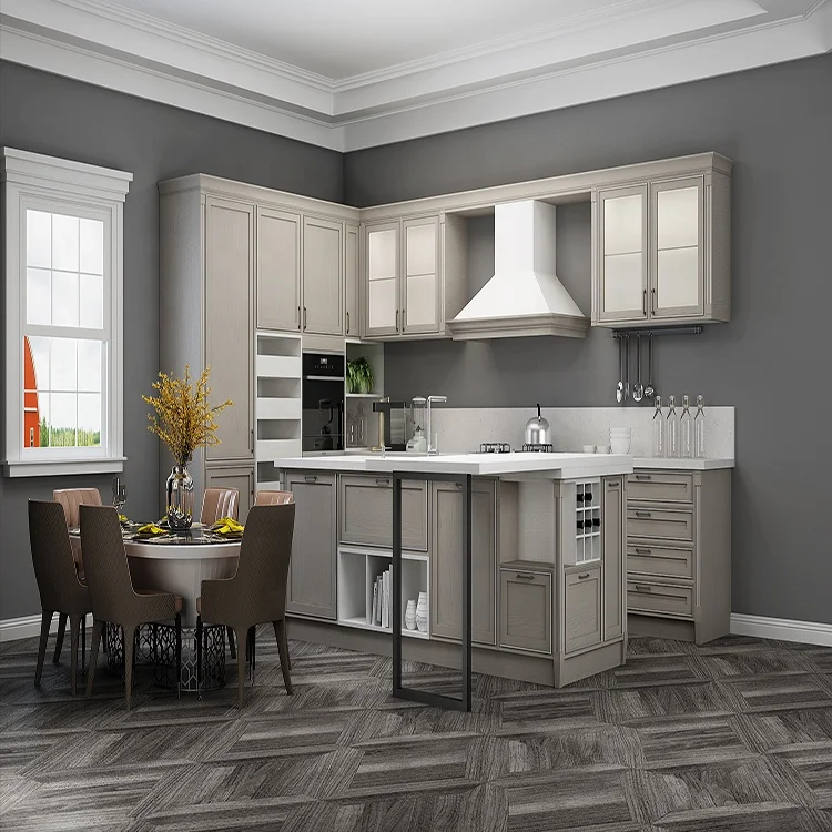 2022 современная мебель для кухонного шкафа, кухня, Китай, низкая цена, кухонный шкаф, мебель