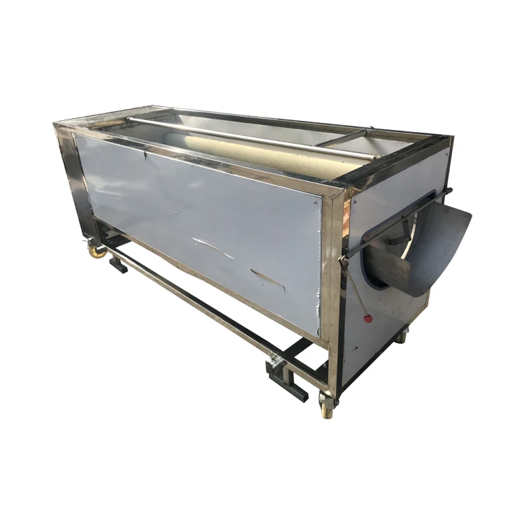 peach kiwi peel roller cleaning machine Vegetable Ginger Cassava Cleaning Peeling Seashells roller cleaning machine
