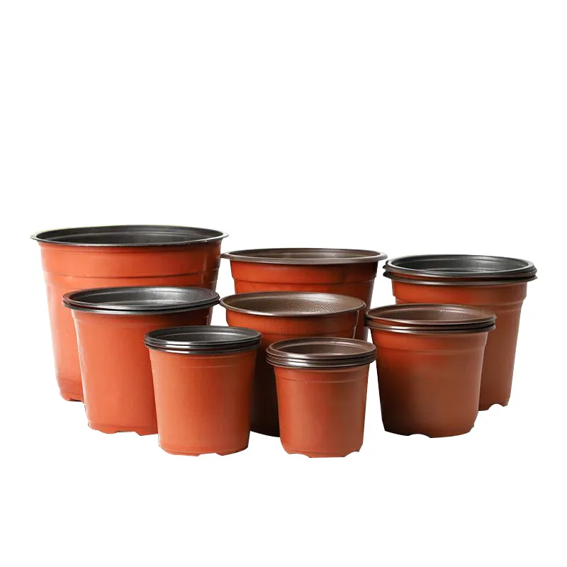 Wholesale  Garden Supplier  0.5 1 2 3 5 7 Gallon Black Plant Plastic Nursery Flower Pots