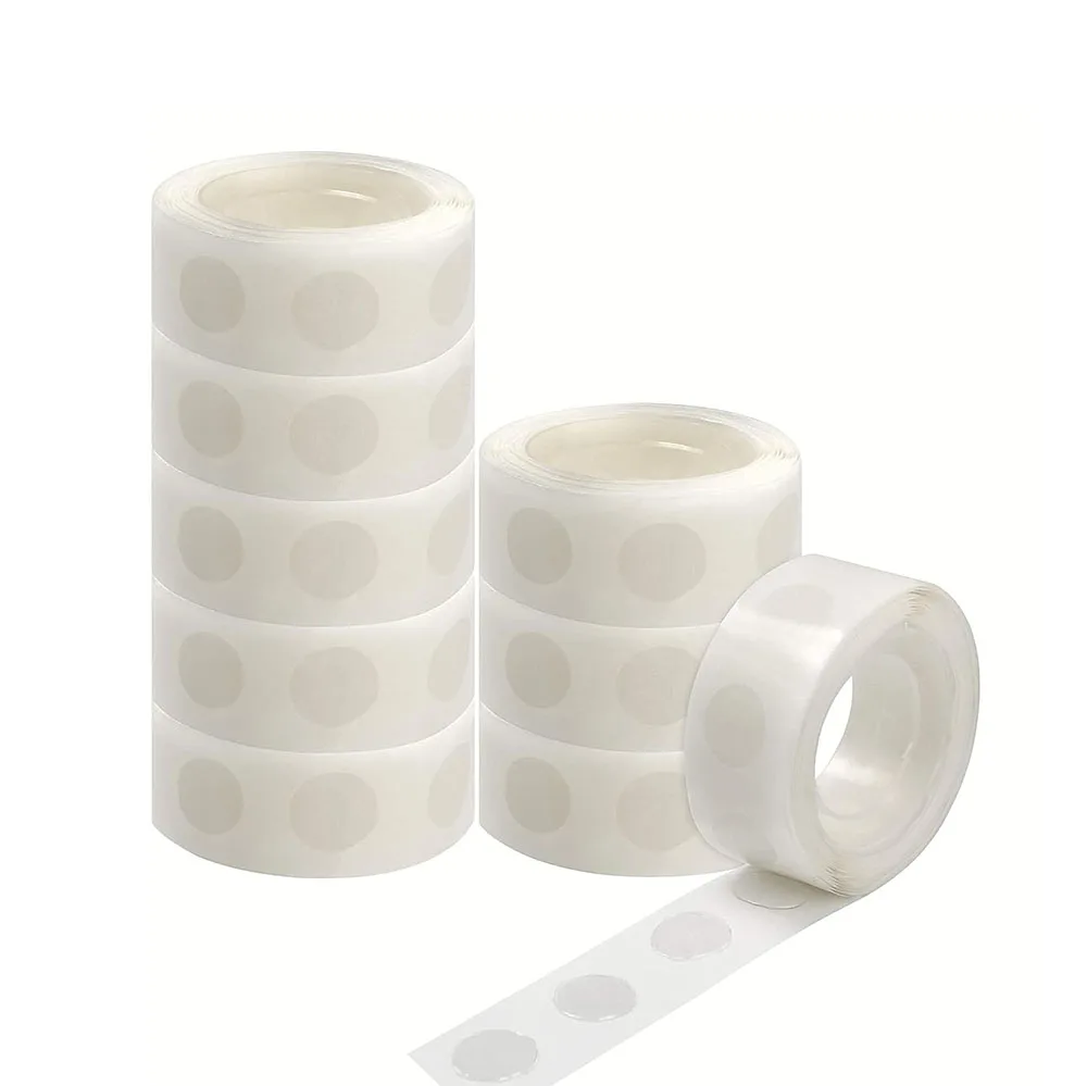 Bview Art Glue Point Clear Balloon Glue Removable Adhesive Dots Double Sided Dots Glue Tape for Decoration
