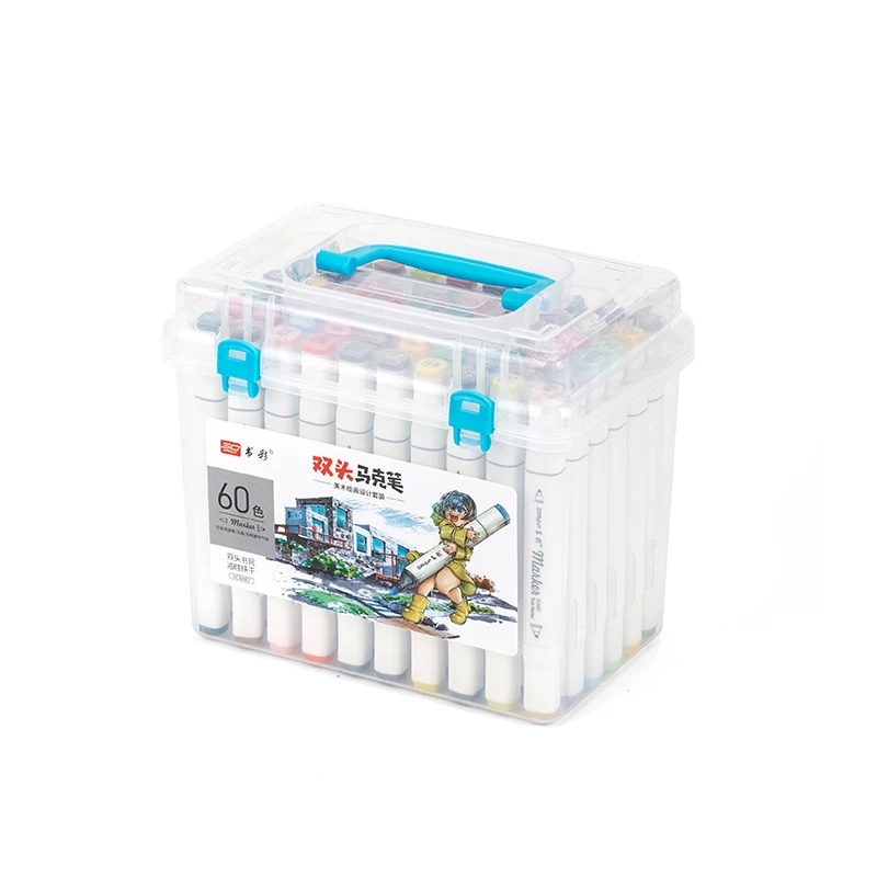 Дешевая Водонепроницаемая Перманентная маркерная Ручка 60 цветов на заказ