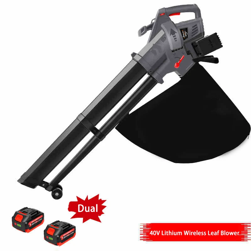 Lithium Battery Leaf Blower Blade Blower Industrial Blowers Strong Dust Collector Machine Leaf Collector High-power Sootblower