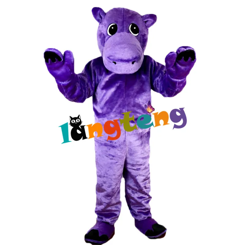 684 Animal Costume Funny Purple Hippo Fancy Dress For Holiday