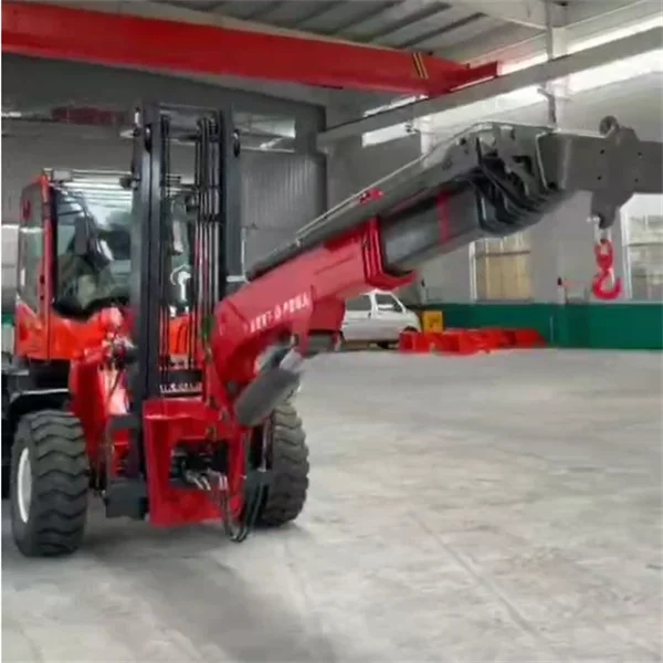 High quality Telescopic boom hydraulic forklift crane mounted front or back 2.5ton