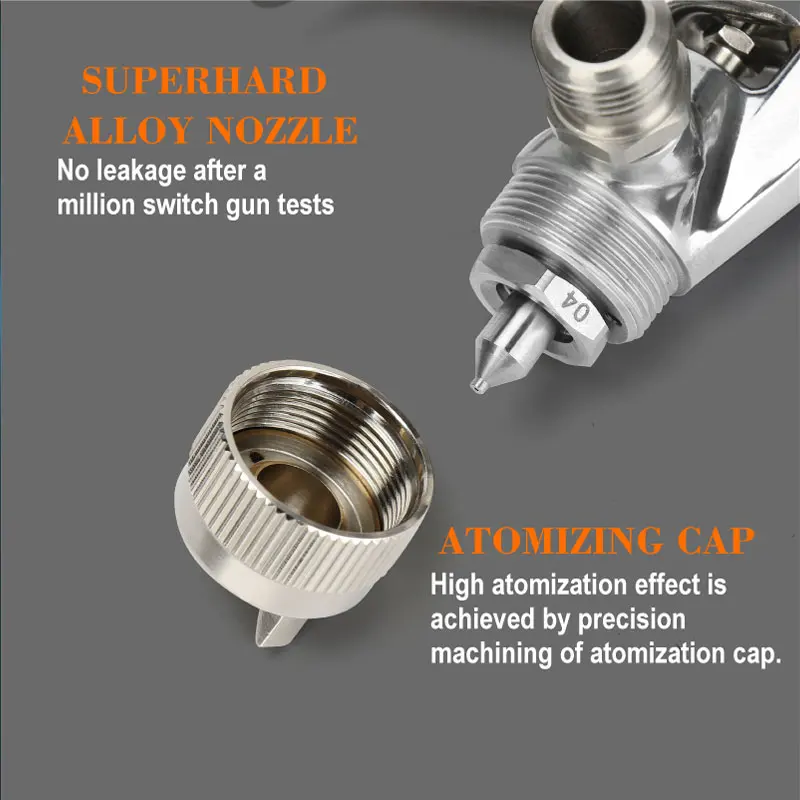 Japan LPH-50 Mini HVLP Spray Gun LPH50 Hand Manual Pistol Sprayer Air Brush For Art Clothes  Air Paint