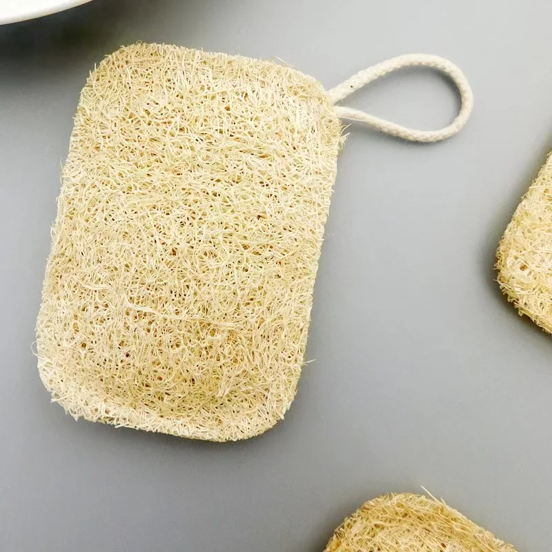 Dual Sided Side Natural Kitchen Cellulose Loofah Cleaning Spoonge Loofah Dish Washing Dishwashing Cellulose Loofah Pads Sponge